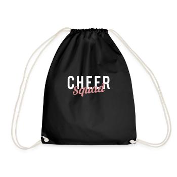 Cheer Squad Shirt Gift - Drawstring Bag - black - Front