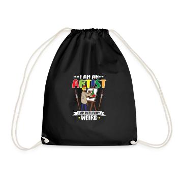 Artiste Peinture Peintre Art Couleur Art Professeur - Sac de sport léger - noir - Devant