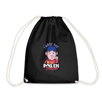 Je déteste la chemise de saison du pollen - Sac de sport léger - noir - Devant