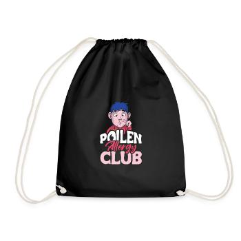 Cadeau de chemise Pollen Allergy Club - Sac de sport léger - noir - Devant