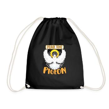 Pigeon Pigeon Racing Colombophile Pigeonnier Gardien de pigeons - Sac de sport léger - noir - Devant