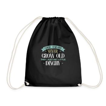 Good Sailors Never Grow Old They... - Turnbeutel - Schwarz - Vorne