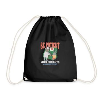 infirmière clinique de soins infirmiers ambulancier paramédical - Sac de sport léger - noir - Devant