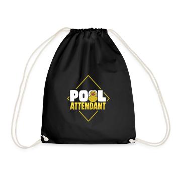 Rubber Ducks Duck Duck Lovers Bathroom - Drawstring Bag - black - Front