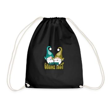 Nains de jardin Amant de gnome Jardinage drôle de gnome - Sac de sport léger - noir - Devant