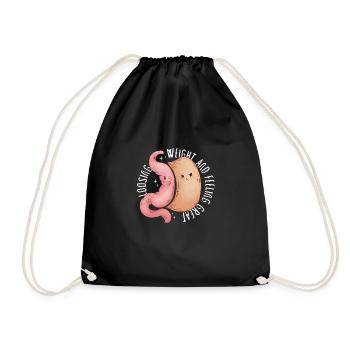 Gastrectomie à la manche Gastrectomie à la manche - Sac de sport léger - noir - Devant