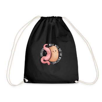 Gastrectomie à la manche Gastrectomie à la manche - Sac de sport léger - noir - Devant