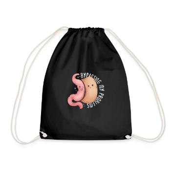 Gastrectomie à la manche Gastrectomie à la manche - Sac de sport léger - noir - Devant