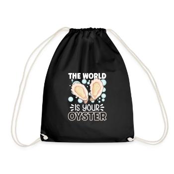Oyster Lovers Funny Oyster Oyster Shucker - Drawstring Bag - black - Front