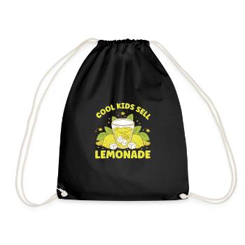 Lemonade Rack Lemon Juice Homemade - Drawstring Bag - black - Front