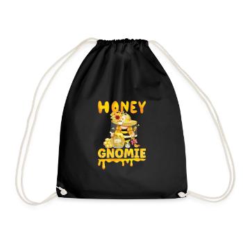 Apiculteur Gnomes Gnome Amant Drôle Gnome Abeille à miel - Sac de sport léger - noir - Devant