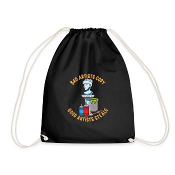 Artiste Peinture Peintre Art Couleur Art Professeur - Sac de sport léger - noir - Devant
