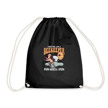 Abeille mellifère Apiculture Apiculteur Apiculture - Sac de sport léger - noir - Devant