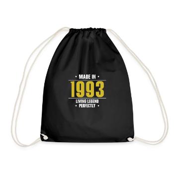 Fabriqué en 1993 30th Birthday Shirt Gift - Sac de sport léger - noir - Devant