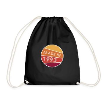 Fabriqué en 1993 30th Birthday Shirt Gift - Sac de sport léger - noir - Devant