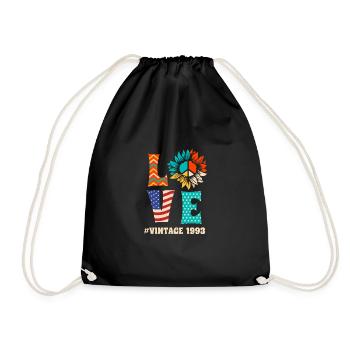 Vintage 1993 30th Birthday Shirt Love - Sac de sport léger - noir - Devant