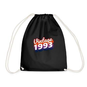 Vintage 1993 30th Birthday Shirt Cadeau - Sac de sport léger - noir - Devant