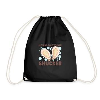 Oyster Lovers Funny Oyster Oyster Shucker - Drawstring Bag - black - Front