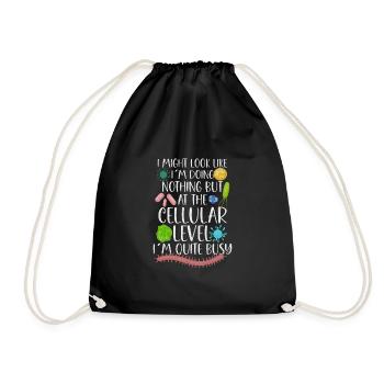 Microbiologiste Microbiologie Microbiologie Staph Biologie - Sac de sport léger - noir - Devant