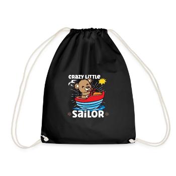 Voilier Bateau Kid Child Yacht Boat - Sac de sport léger - noir - Devant