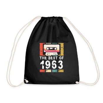 Vintage Best Of 1963 60th Birthday Cassette - Sac de sport léger - noir - Devant