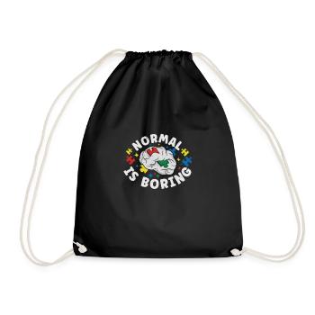 Autism Awareness Autism Disease Autistic Gift - Turnbeutel - Schwarz - Vorne
