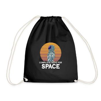 Astronaut Astronomy Solar System Space Kids - Drawstring Bag - black - Front