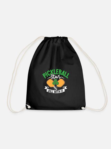 Pickleball Player Pickleball Paddle Pickleball - Turnbeutel - Schwarz