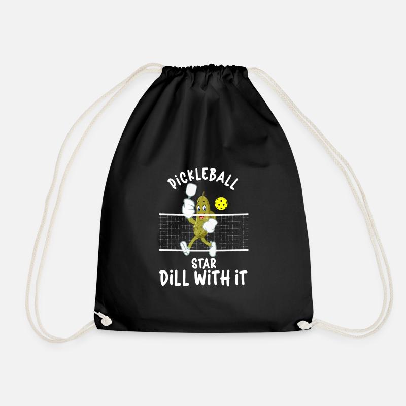 Pickleball Player Pickleball Paddle Pickleball - Turnbeutel - Schwarz