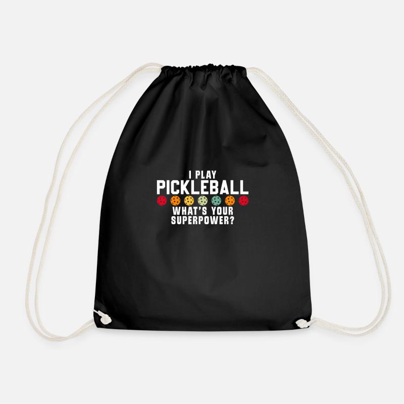 Pickleball Player Pickleball Paddle Pickleball - Turnbeutel - Schwarz