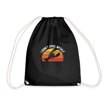 Je ne me suis pas filé chemise écrevisse - Sac de sport léger - noir - Devant