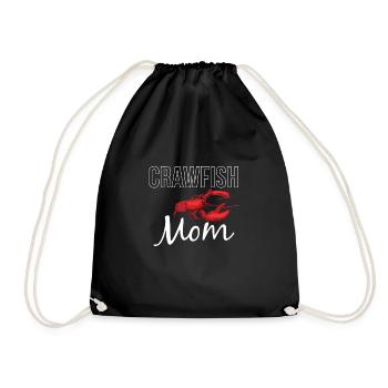 Chemise de fête des mères Maman Maman en écrevisse - Sac de sport léger - noir - Devant