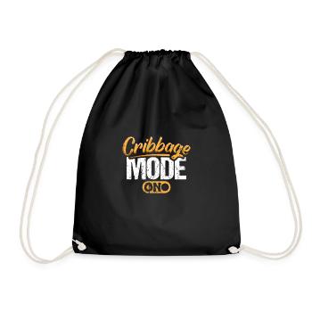 Cribbage Mode On Shirt Cadeau - Sac de sport léger - noir - Devant