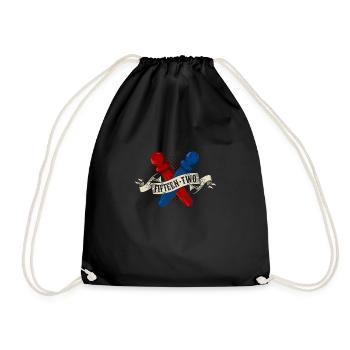 Quinze deux Cribbage Chemise Cadeau - Sac de sport léger - noir - Devant