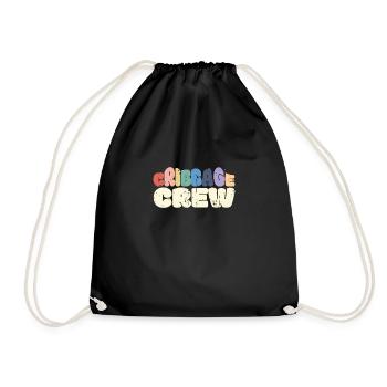 Cribbage Crew Shirt Cadeau - Sac de sport léger - noir - Devant