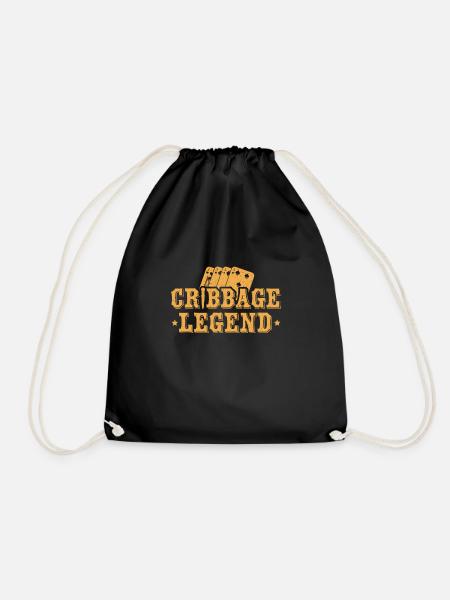 Cribbage Legend Shirt Geschenk - Turnbeutel - Schwarz