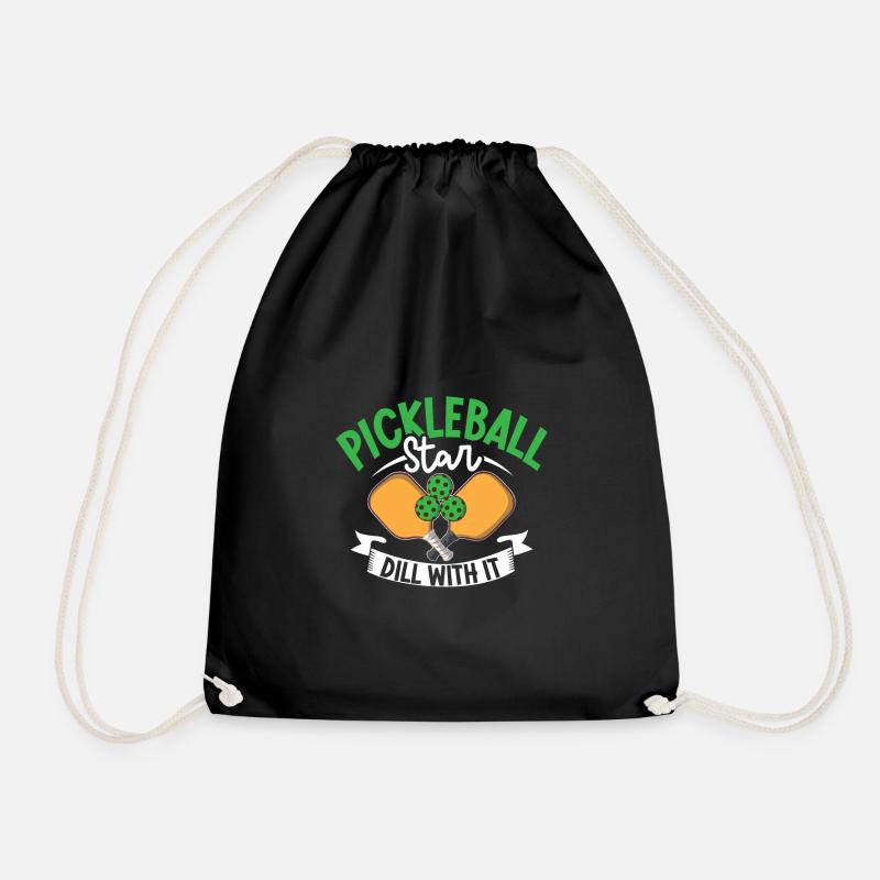 Pickleball Player Pickleball Paddle Pickleball - Turnbeutel - Schwarz