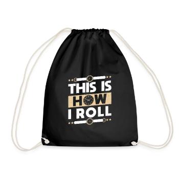 Voici comment je roule montre cadeau de chemise collector - Sac de sport léger - noir - Devant