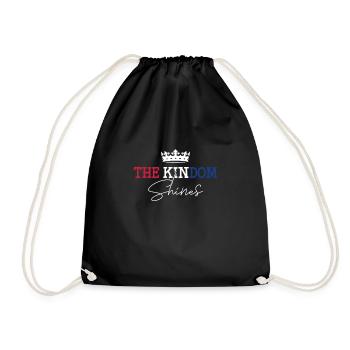 Le Royaume brille Chemise - Sac de sport léger - noir - Devant