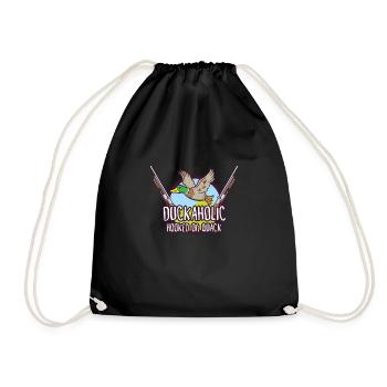 Duck Hunt Duck Hunter Bird Hunting Duck Hunting - Drawstring Bag - black - Front