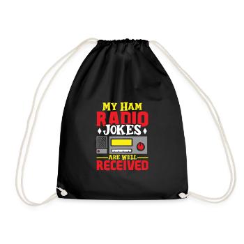 Opérateur radioamateur Signal radioamateur - Sac de sport léger - noir - Devant