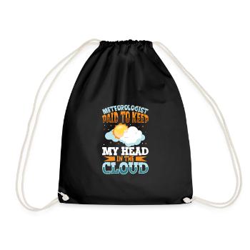 Funny Meteorology Meteorologist Weather Lover - Turnbeutel - Schwarz - Vorne