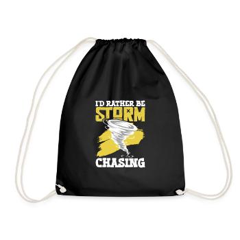 Meteorologie-kindertornado-sturm, Der Sturm-fan - Drawstring Bag - black - Front