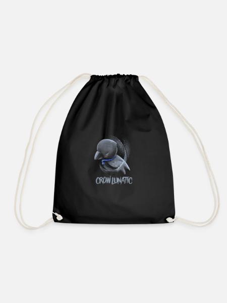 Corbeau / Corbeau : Raven Lunatic - Sac de sport léger - noir
