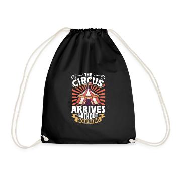 Circus Arts Circus Artists Event Staff - Drawstring Bag - black - Front