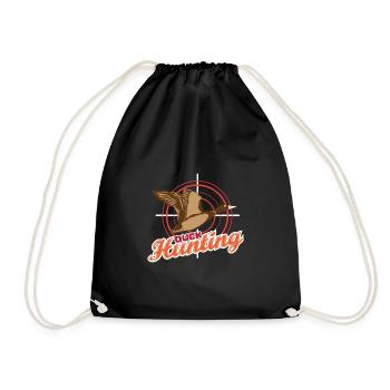 Duck Hunt Duck Hunter Bird Hunting Duck Hunting - Turnbeutel - Schwarz - Vorne