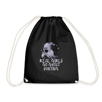 Paranormal Research Halloween Ghost Hunter - Drawstring Bag - black - Front