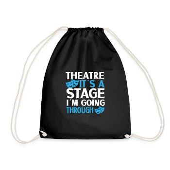 Professeur d’art dramatique Professeur d’art dramatique - Sac de sport léger - noir - Devant