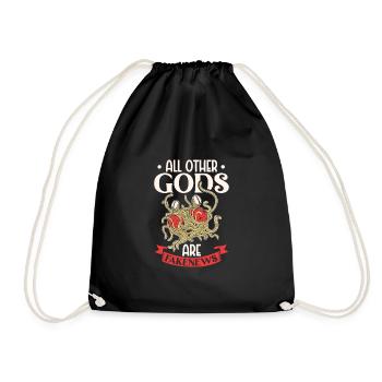 Athéisme athée Spaghettis volants - Sac de sport léger - noir - Devant