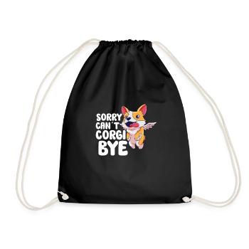 Chien/chiot : juste une fille qui aime les chiots - Sac de sport léger - noir - Devant